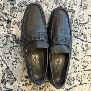 Salvador Ferragamo Mens Leather Loafer